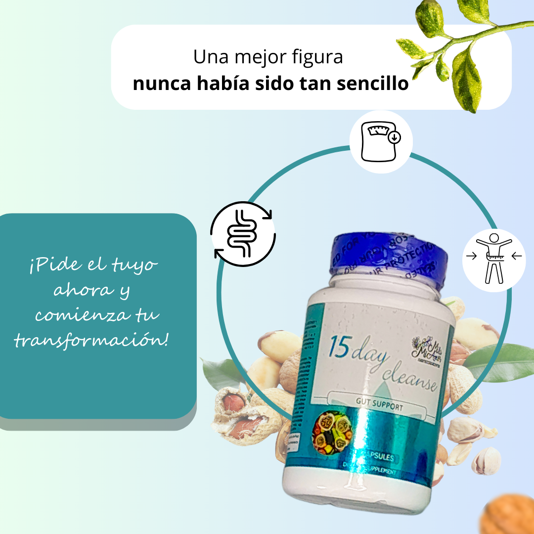 RETO DE 15 DIAS DE LIMPIEZA INTESTINAL.