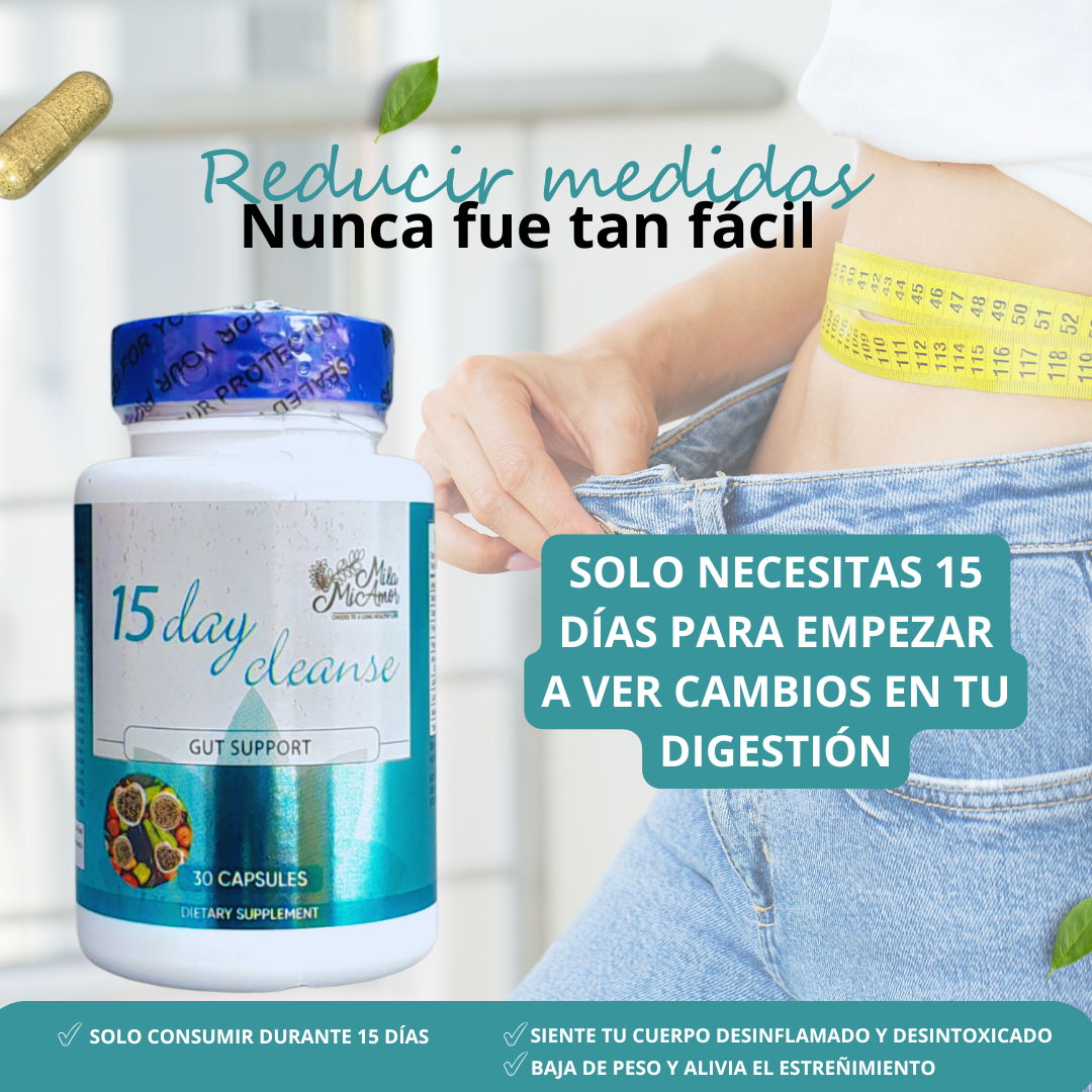 RETO DE 15 DIAS DE LIMPIEZA INTESTINAL.