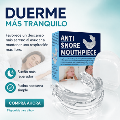 PROTECTOR BUCAL, TU MEJOR ALIANDO CONTRA LOS RONQUIDOS.