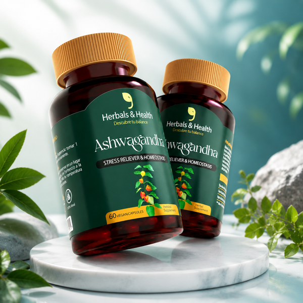 ASHWAGANDHA REDUCE EL ESTRÉS Y MEJORAR TU DESCANSO.
